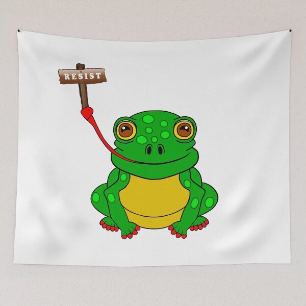 Item preview, Resist Frog designed and sold by Sartoris Art.