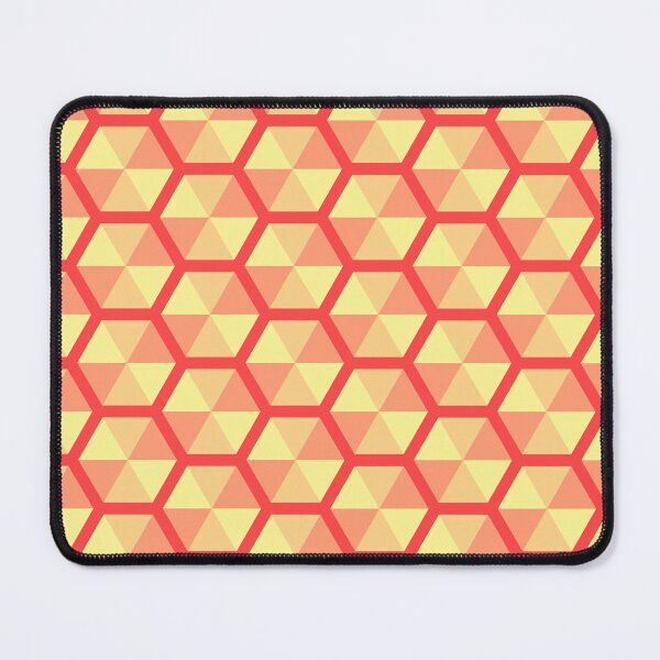 Item preview, Orange Hex Grid - Abstract Geometric Shape Pattern - Gift Ideas For Men designed and sold by RoyalStarsPatts.