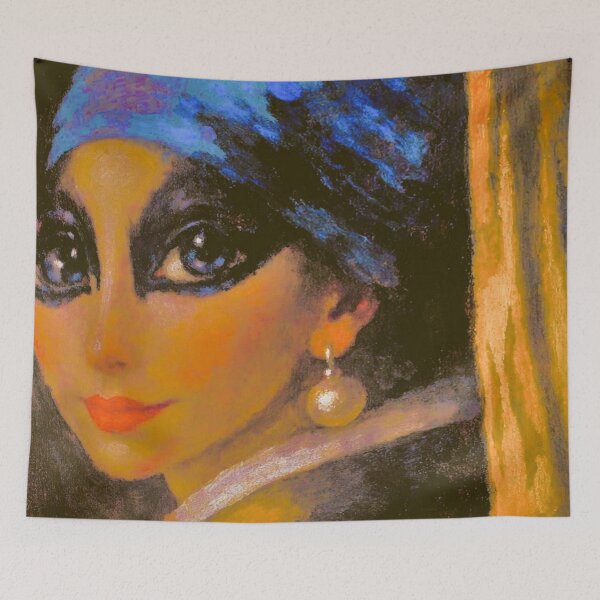 Item preview, Mystic Blue Eyes III - Quiet Power - Left Profile designed and sold by SoulArtSara.