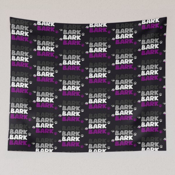 Item preview, Bark bark bark - ace flag designed and sold by Lyxy.