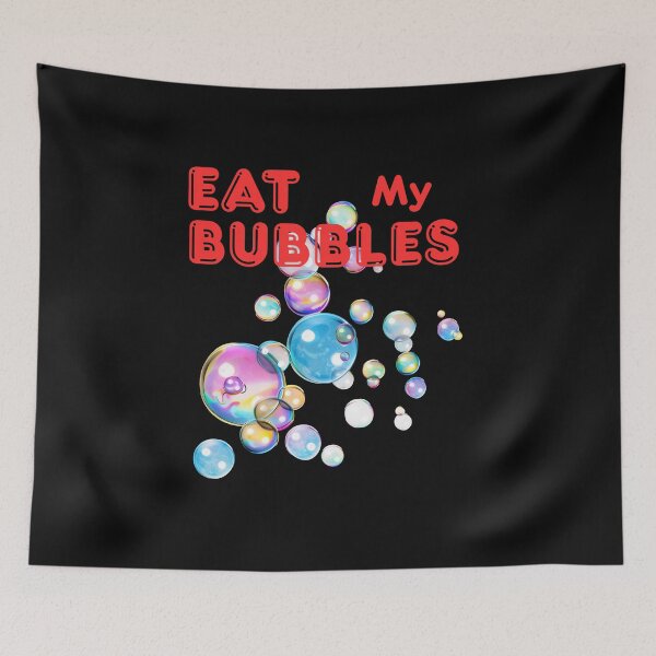 Item preview, Eat My Bubbles – Cute Pastel Sarcasm Quote for Soft Aesthetic Lovers designed and sold by ChameraDesign.