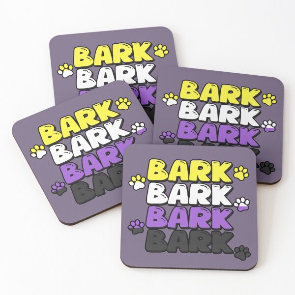 Item preview, Bark bark bark - nonbinary flag designed and sold by Lyxy.