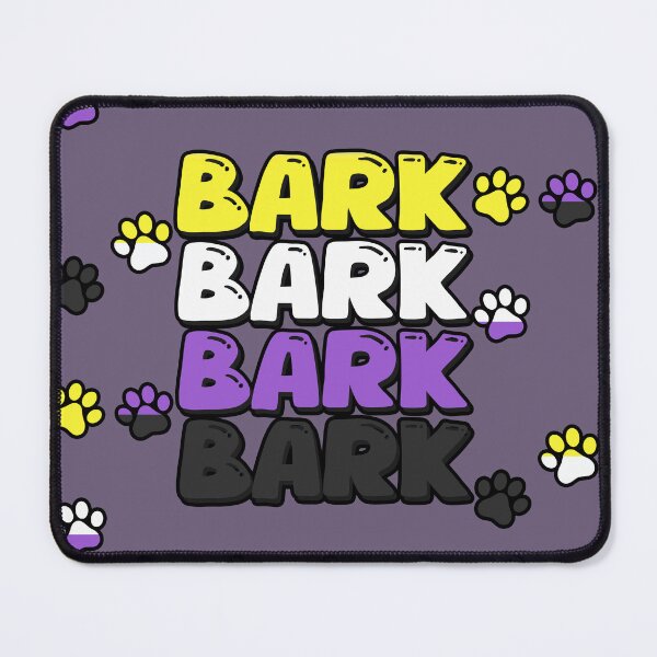 Item preview, Bark bark bark - nonbinary flag designed and sold by Lyxy.