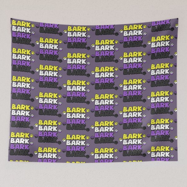 Item preview, Bark bark bark - nonbinary flag designed and sold by Lyxy.