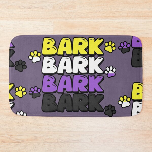Item preview, Bark bark bark - nonbinary flag designed and sold by Lyxy.