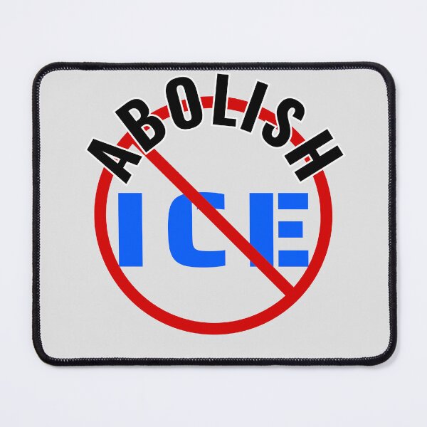 Item preview, ABOLISH ICE Protest Badge Style designed and sold by Dystopian Design.