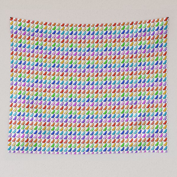 Item preview, Rainbow Birds Repeat Pattern  designed and sold by Studio-Bean.