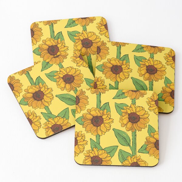 Item preview, Yellow sunflowers on yellow designed and sold by MarySchwindt.