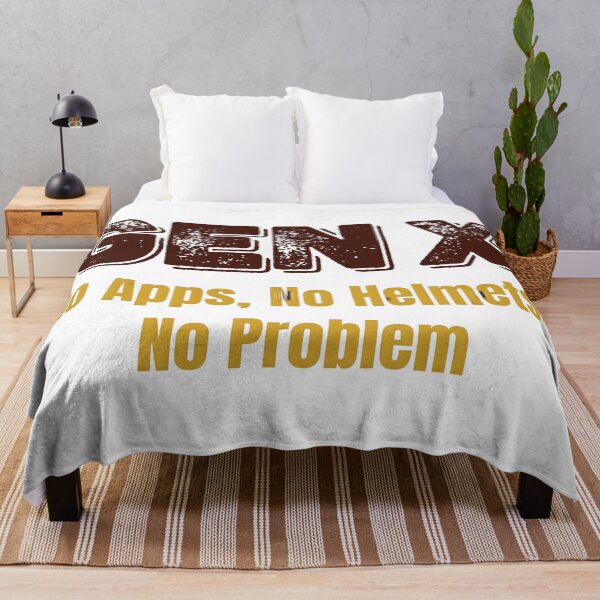 Item preview, Gen X Nostalgia Quote: "No Apps, No Helmets, No Problem" Distressed Graphic designed and sold by VibranPalette.
