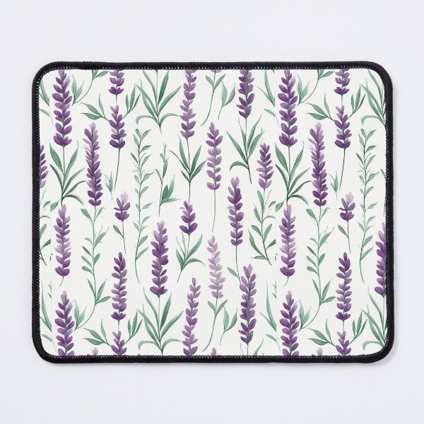 Item preview, Purple Lavender Flowers Vertical Pattern designed and sold by ConcienciaEco.
