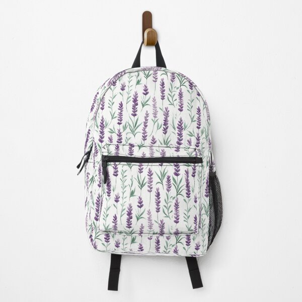 Item preview, Purple Lavender Flowers Vertical Pattern designed and sold by ConcienciaEco.
