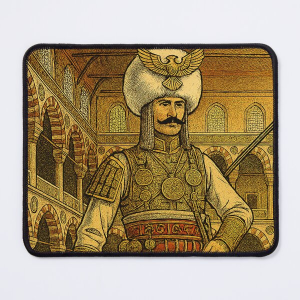 Item preview, Caucasian Eagle – Imam Sheikh Shamil Art designed and sold by EASNFTCOL.