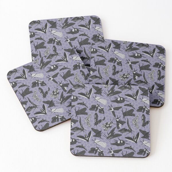 Item preview, Periwinkle Moths designed and sold by lqmaple.