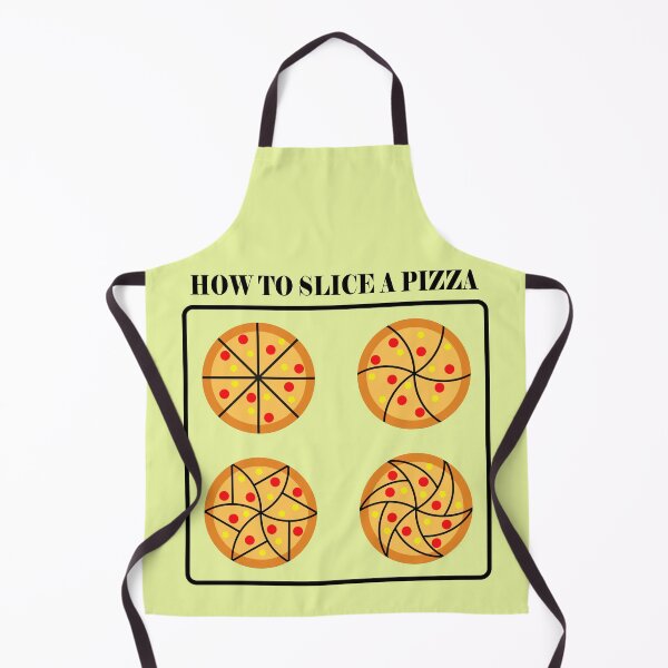 Item preview, How to slice a pizza (white) designed and sold by Nerdivora.