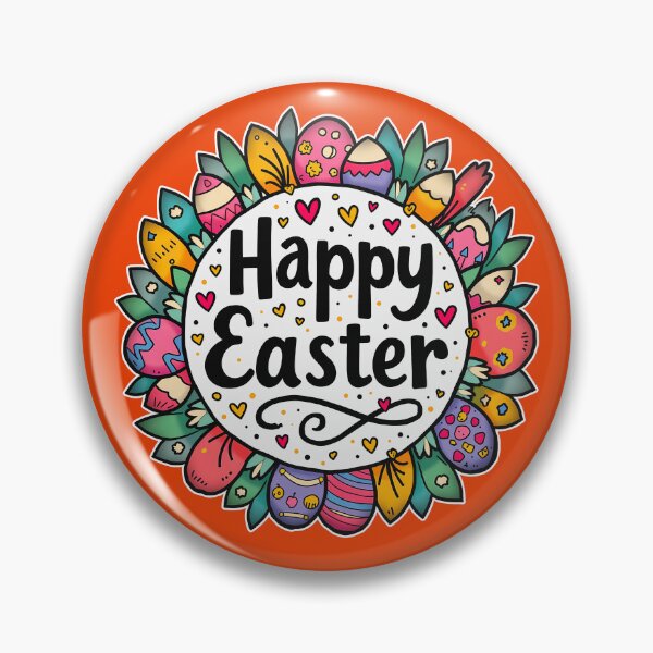 Artikelvorschau, Happy Easter – Decorative Floral Frame entworfen und verkauft von Topoartispp.