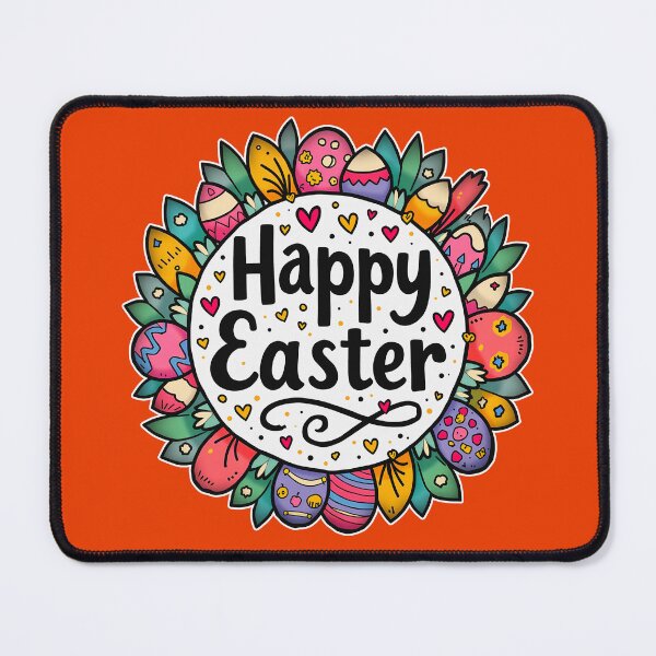 Artikelvorschau, Happy Easter – Decorative Floral Frame entworfen und verkauft von Topoartispp.