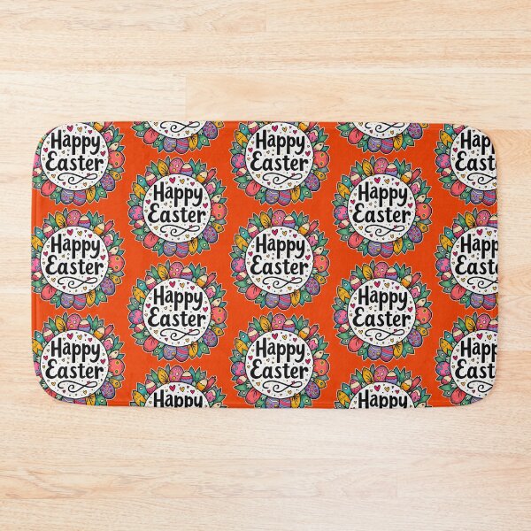 Artikelvorschau, Happy Easter – Decorative Floral Frame entworfen und verkauft von Topoartispp.