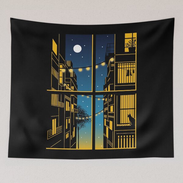 Item preview, City View at Night designed and sold by Wlaurence.