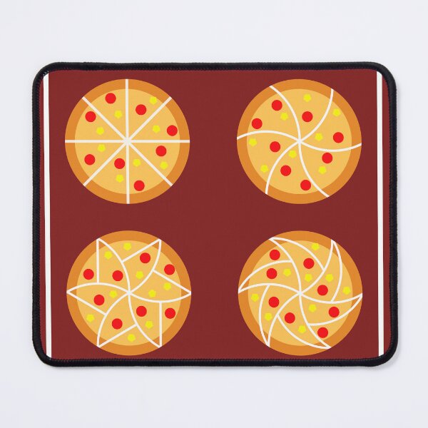 Item preview, How to slice a pizza (black) designed and sold by Nerdivora.