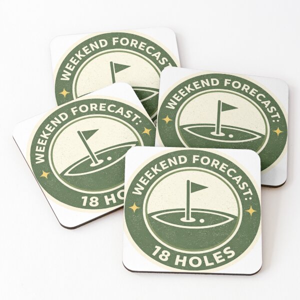 Item preview, WEEKEND FORECAST: 18 HOLES designed and sold by EastEndTownie.