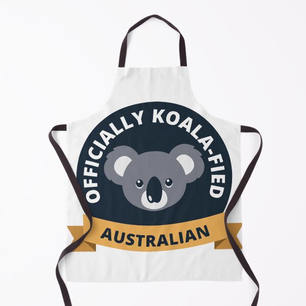 Item preview, Officially Koala-fied Australian - Cute Koala Pun Badge designed and sold by KrystalWilson.