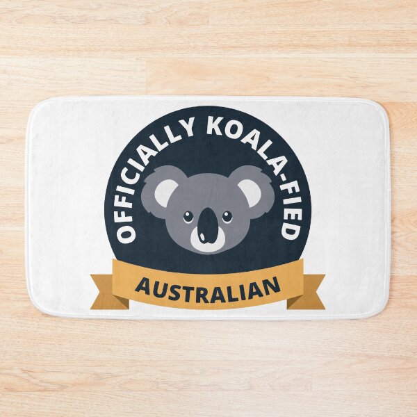 Item preview, Officially Koala-fied Australian - Cute Koala Pun Badge designed and sold by KrystalWilson.