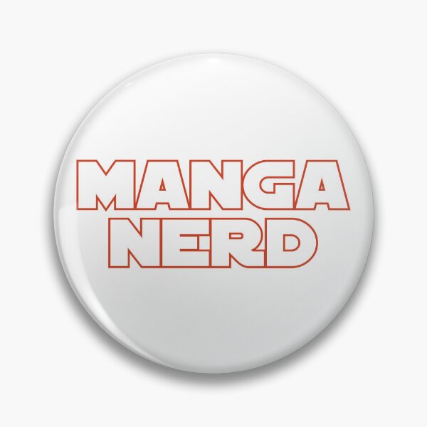 Item preview, Manga Nerd Bold Anime Outline Typography designed and sold by MadUX.
