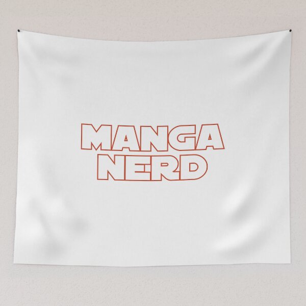 Item preview, Manga Nerd Bold Anime Outline Typography designed and sold by MadUX.