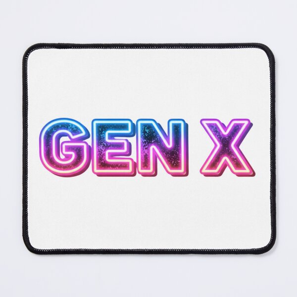 Item preview, Retro Neon Gen X Typography: Vibrant 80s Aesthetic Glowing Text Graphic designed and sold by VibranPalette.