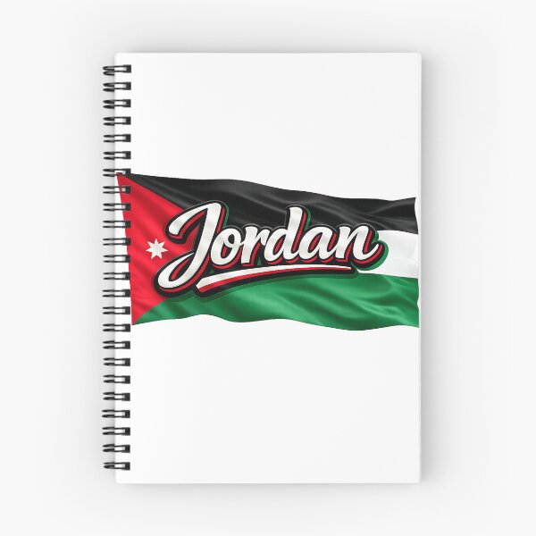 Item preview, Jordan Flag Design – Jordanian Pride Script Typography Art designed and sold by GarnerSupplyCo.
