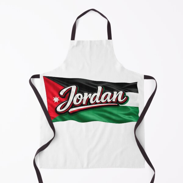 Item preview, Jordan Flag Design – Jordanian Pride Script Typography Art designed and sold by GarnerSupplyCo.