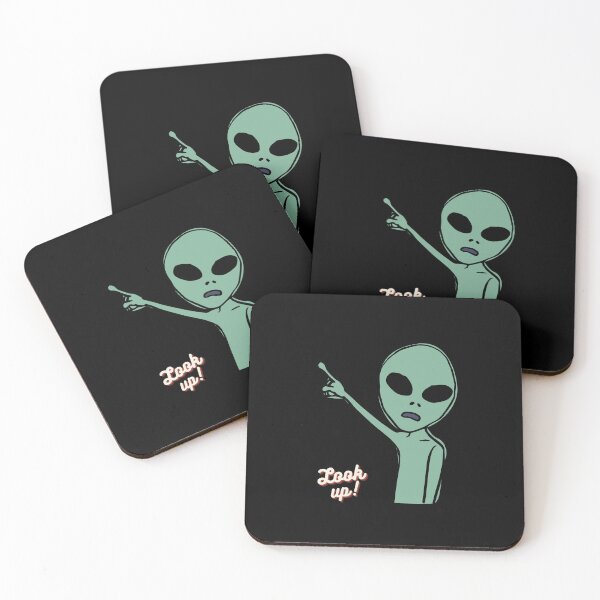 Artikelvorschau, Alien, schau nach oben entworfen und verkauft von All Occult.