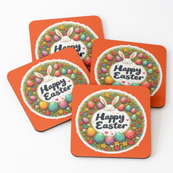 Item preview, Happy Easter – Spring Floral Circle designed and sold by Topoartispp.