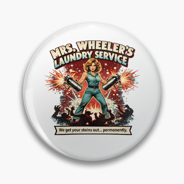 Item preview, Mrs Wheeler Stranger Things Shirt 80s Mom Parody Tee Retro Comic Style Hawkins Humor Fan Inspired Graphic T‑Shirt designed and sold by The Bizarre Archive.