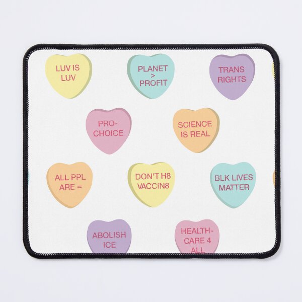 Item preview, Liberal Love Candy Hearts designed and sold by MusiMochi.