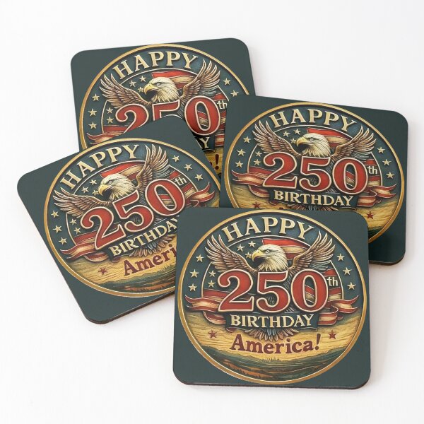 Item preview, 250 Years of America; 4th July; USA; designed and sold by StickerApe.