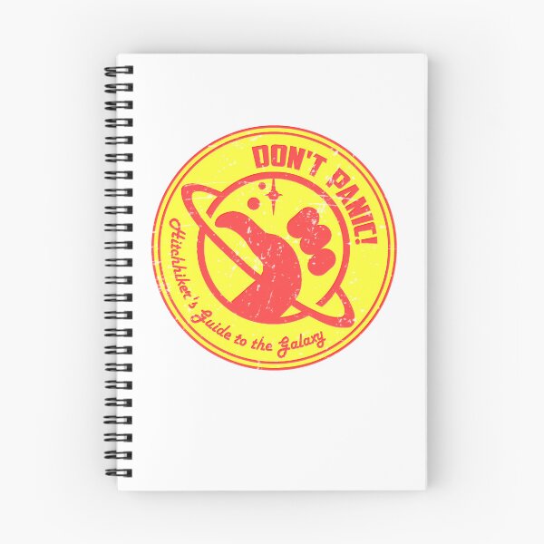 Item preview, Don't Panic Hitchhiker's Guide to the Galaxys Logo designed and sold by Seish1n.
