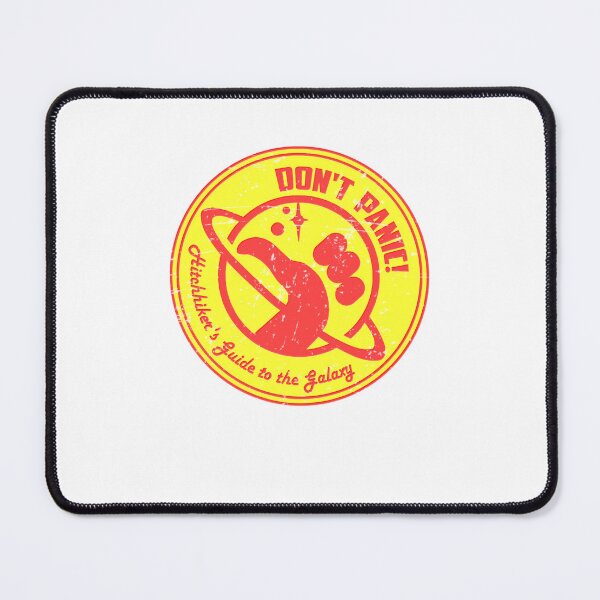 Item preview, Don't Panic Hitchhiker's Guide to the Galaxys Logo designed and sold by Seish1n.