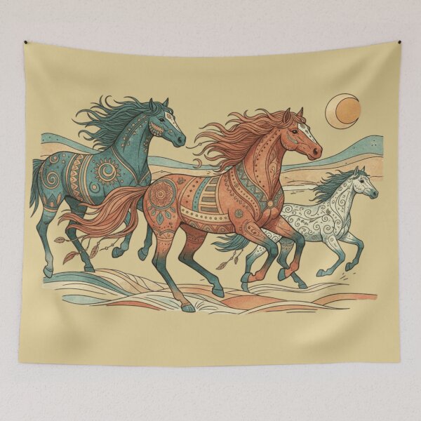 Item preview, Wild horses  designed and sold by Roxburylane.