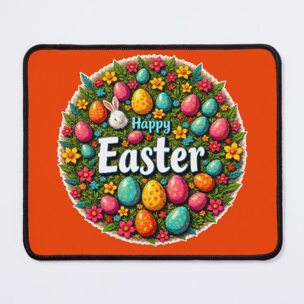 Artikelvorschau, Happy Easter – Colorful Egg Wreath entworfen und verkauft von Topoartispp.