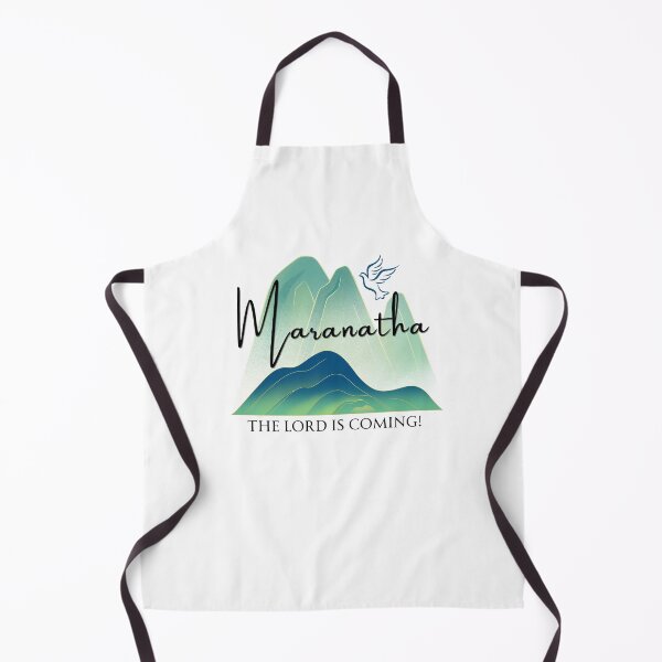 Item preview, Maranatha - The Lord is Coming! Inspirational Christian Mountain Landscape with Dove designed and sold by FruitfullyC.