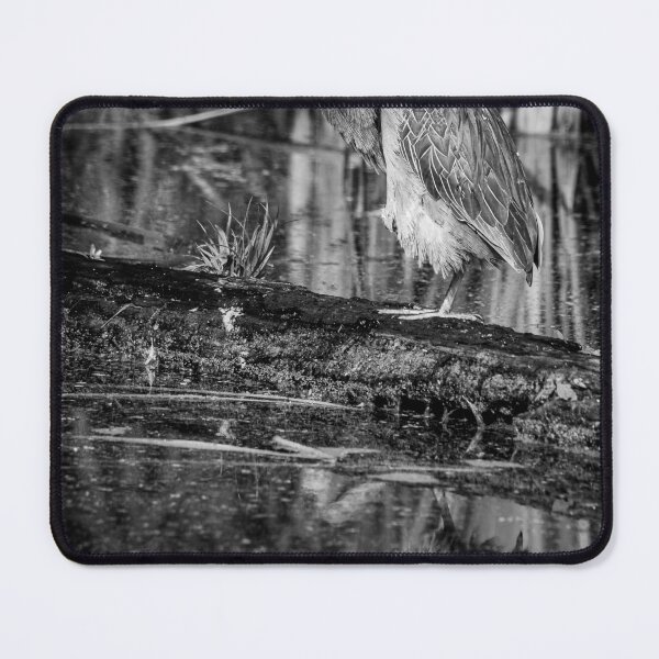Item preview, Green heron, black and white version designed and sold by jsvachon.