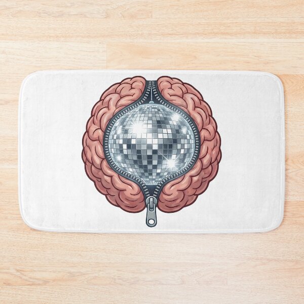 Item preview, Disco Brain Shirt Surreal Mind Party Tee Comic Style Brain Disco Ball Graphic Weirdcore Psychedelic Retro Funk Mashup T‑Shirt designed and sold by The Bizarre Archive.