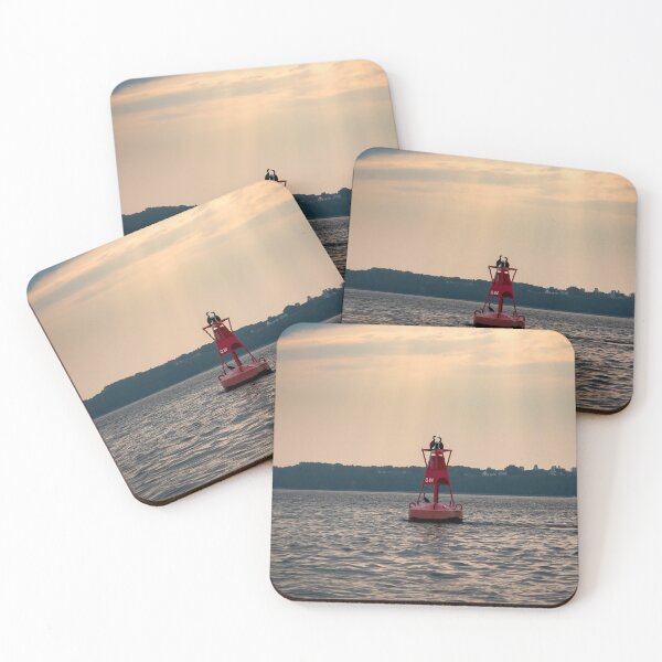 Item preview, Cormorants basking on a buoy designed and sold by jsvachon.