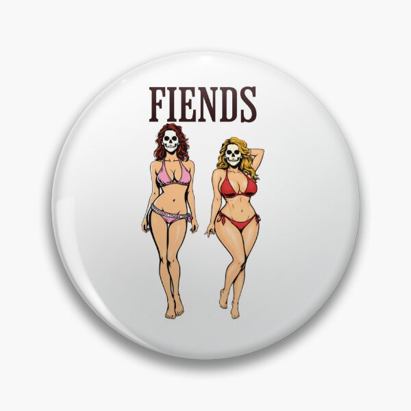 Item preview, Fiends Misfits Parody Shirt Gothic Punk Comic Tee Skull Bikini Horror Mashup Vintage Rock Parody Weirdcore Punk Art T‑Shirt designed and sold by The Bizarre Archive.