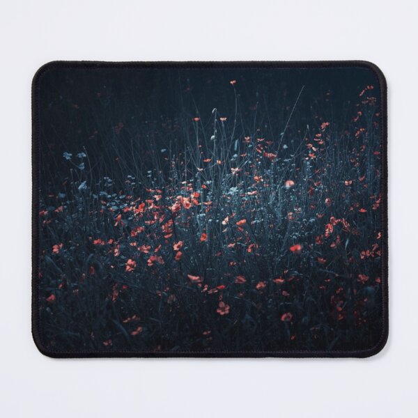 Item preview, Crimson Nocturne Meadow – Gothic Moonlit Floral Art designed and sold by FerryFineArt.