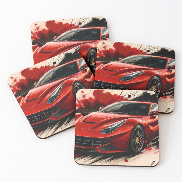 Item preview, Ferrari F12 Berlinetta Fanart (Crimson) designed and sold by Peterson Designs.