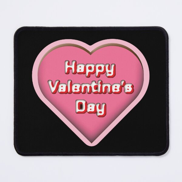 Item preview, Valentines Day Celebration with Comforting Typography and Pink Heart designed and sold by cremedecolor.