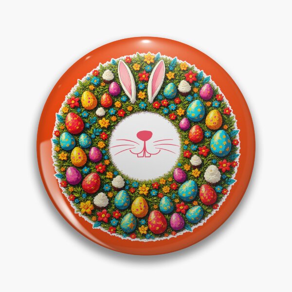 Item preview, Easter Bunny Wreath – Cute Style designed and sold by Topoartispp.