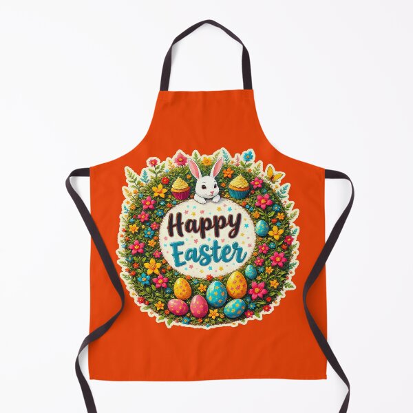 Artikelvorschau, Happy Easter – Floral Spring Wreath entworfen und verkauft von Topoartispp.